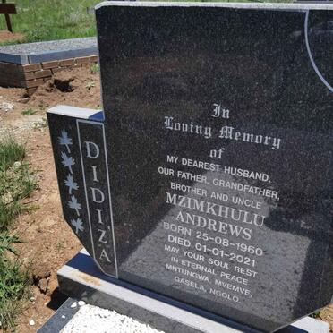 DIDIZA Mzimkhulu Andrews 1960-2021