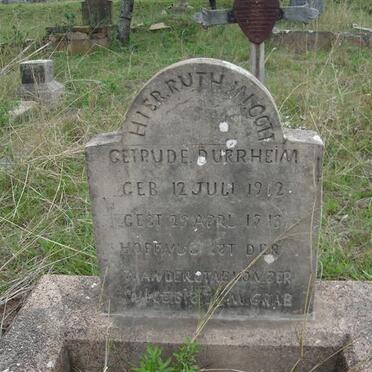 DURRHEIM Getrude 1912-1913