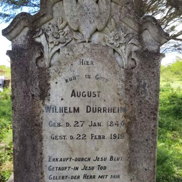 DURRHEIM August Wilhelm 1840-1919