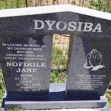 DYOSIBA Nofikile Jane 192?-2015
