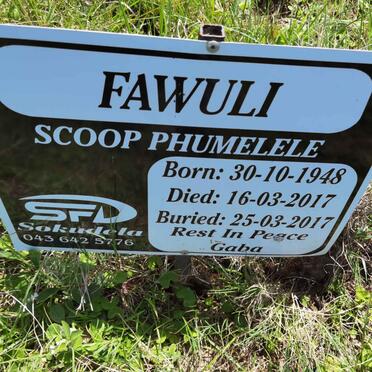 FAWULI Scoop Phumelele 1948-2017