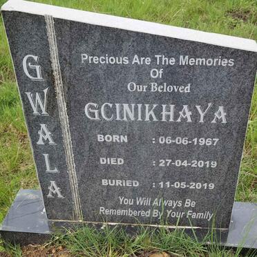 GWALA Gcinikhaya 1967-2019