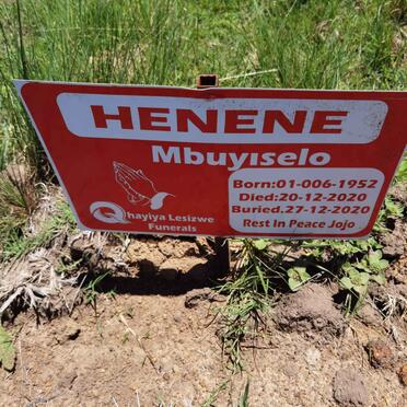 HENENE Mbuyiselo 1952-2020