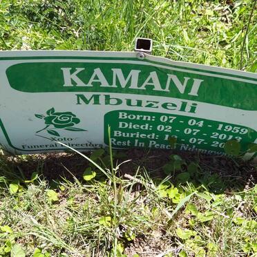 KAMANI Mbuzeli 1959-2013
