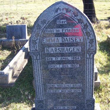 KARSHAGEN Emma Daisey 1884-1952