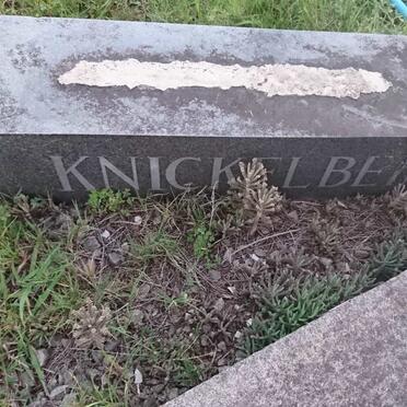 KNICKELBEIN Gustav 1895-1964