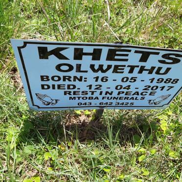 KHETSI Olwethu 1988-1917