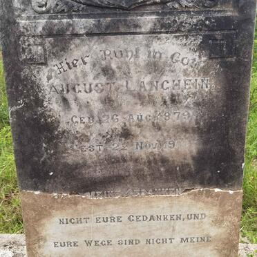 LANGHEIN August 1879-1918