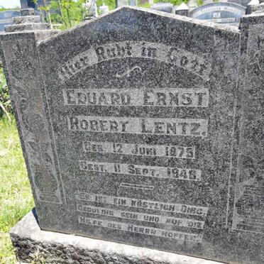 LENTZ Eduard Ernst Robert 1875-1948