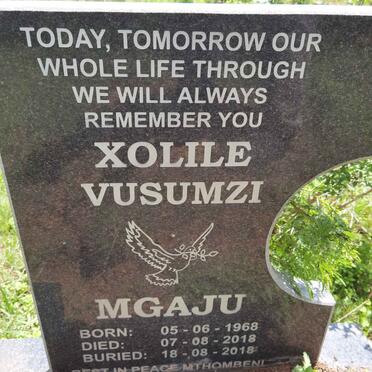 MAGJU Xolile Vusumzi 1968-2018