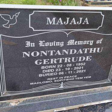 MAJAJA Nontandathu Gertrude 1952-2021