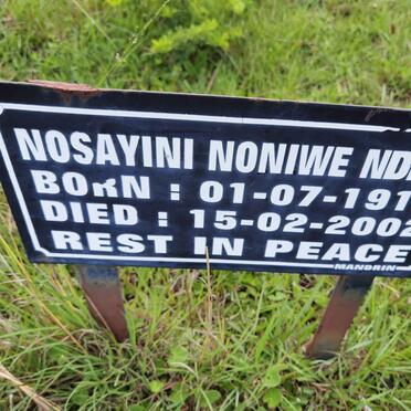 NDITA Nosayini Noniwe 1918-2002