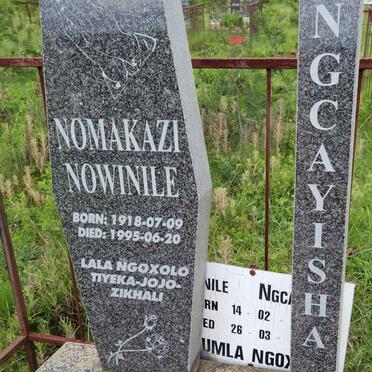 NGCAYISHA Nomakazi Nowinile 1918-1995