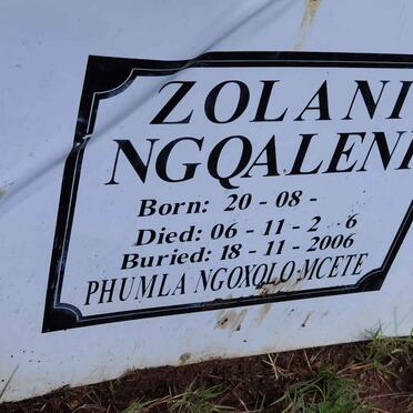 NGQALENI Zolani ?-2006