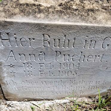 PUCHERT Anna 1904-1905