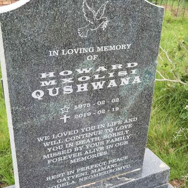 QUSHWANA Howard Mxolisi 1975-2019