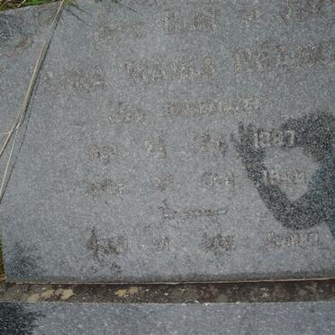 RAASCH Anna Maria nee BURMEISTER  1887-1949