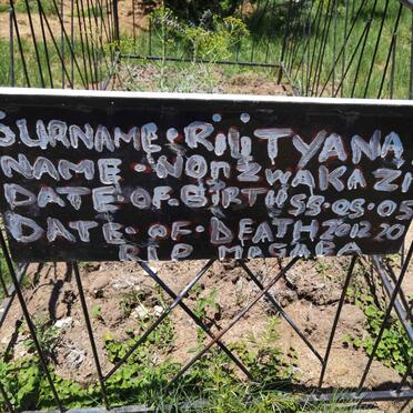 RILITYANA Nonzwakazi 1955-2012