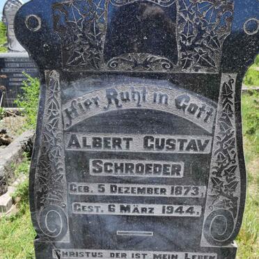 SCHROEDER Albert Gustav 1873-1944