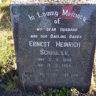 SCHRODER Ernest Heinrich 1908-1954