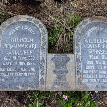 SCHREIBER Wilhelm Hermann Karl 1890-1955 &amp; Wilhelmine Alwine Emilie BUSS 1888-1965