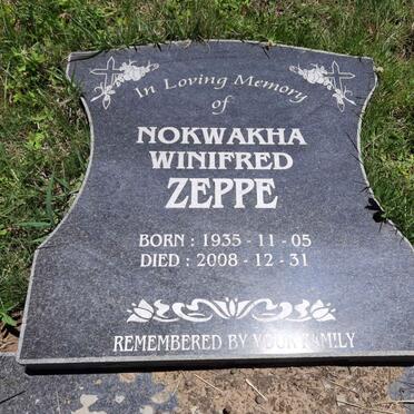 ZEPPE Nokwakha Winifred 1935-2008