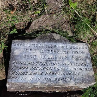 ZIETLOW Charlotte nee HAFEMANN 1821-1875