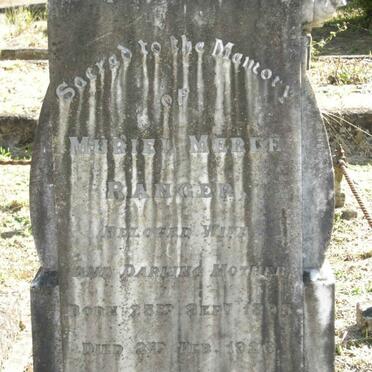 RANGER Muriel Merle 1895-1926