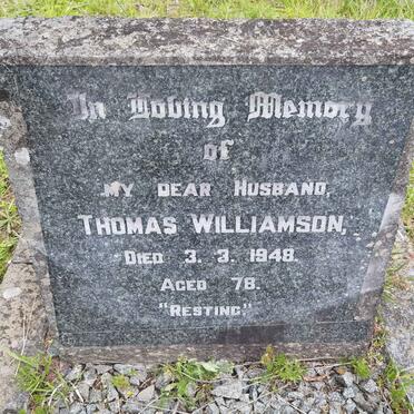 WILLIAMSON Thomas -1948