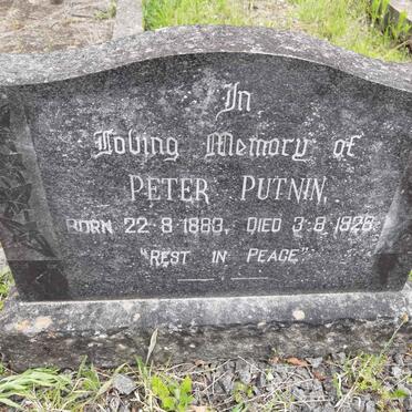 PUTNIN Peter 1883-1928