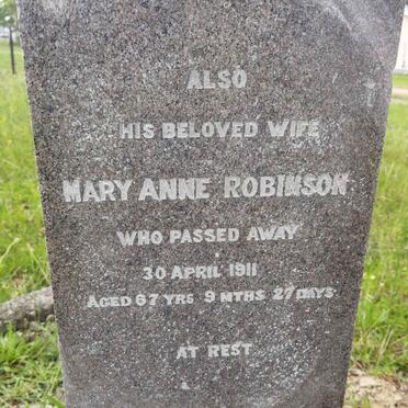 ROBINSON Mary Anne -1911