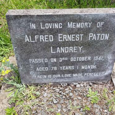 LANDREY Alfred Ernest Paton -1941