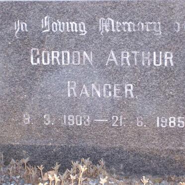 RANGER Gordon Arthur 1903-1985
