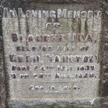 TAINTON Blanche Una 1880-1928