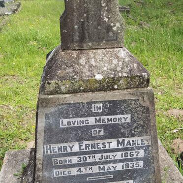 MANLEY Henry Ernest 1867-1935