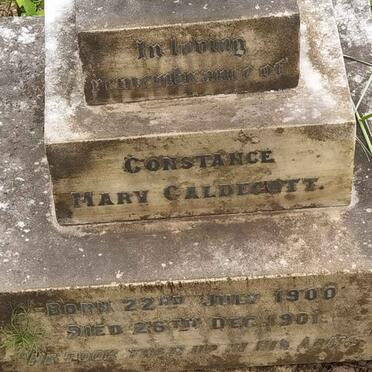 CALDECOTT Constance Mary 1900-1901