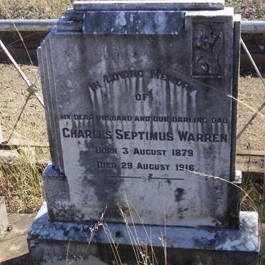 WARREN Charles Septimus 1879-1916