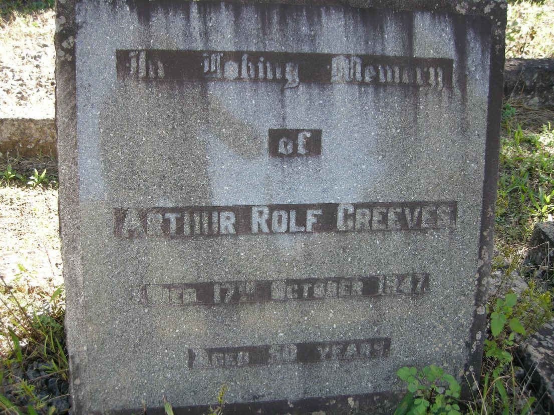 GREEVES Arthur Rolf -1947