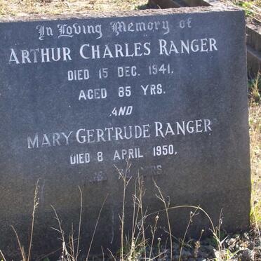 RANGER Arthur Charles -1941 &amp; Mary Gertrude -1950
