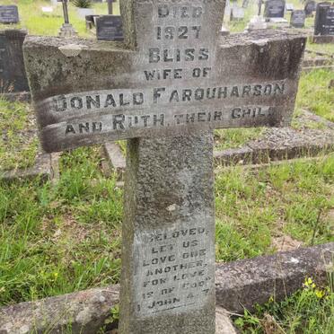 FARQUHARSON Bliss -1927 :: FARQUHARSON Ruth -1927