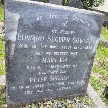 SOWERBY Edward Seguier -1933 &amp; Mary Ida -1969 :: SOWERBY Peter Seguier -1941