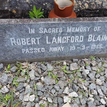 BLAINE Robert Langford -1966