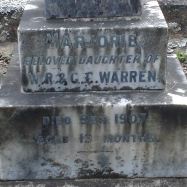 WARREN Marjorie -1907