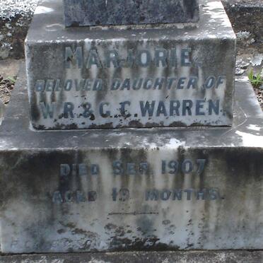 WARREN Marjorie -1907