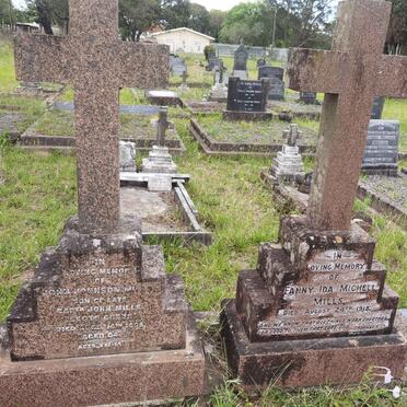 MILLS John Johnson -1895 &amp; Fanny Ida Michell -1918