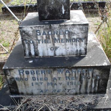 WARREN Robert -1916 &amp; Emma Jane -1933 