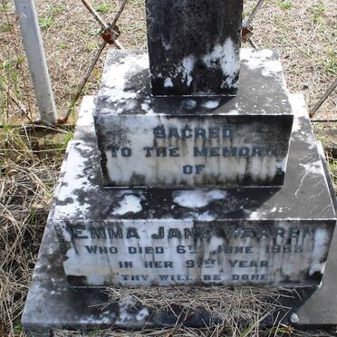 WARREN Emma Jane -1933