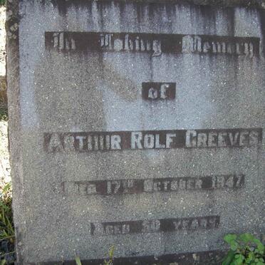 GREEVES Arthur Rolf -1947