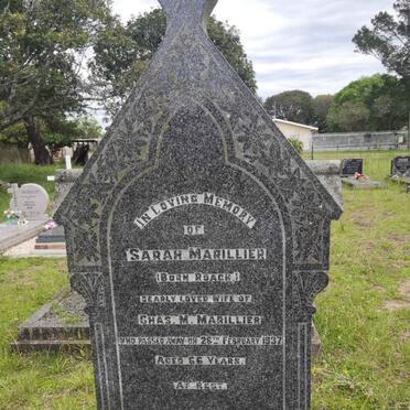 MARILLIER Sarah nee ROACH -1937