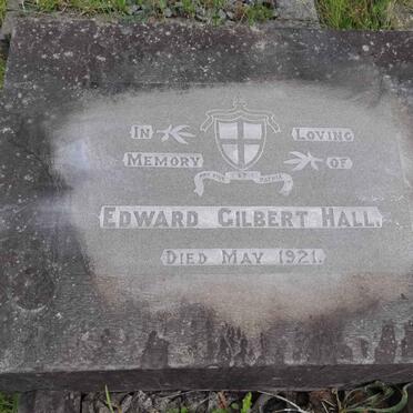 HALL Edward Gilbert -1921